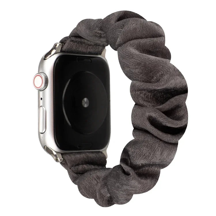 Correia de Relógio em Tecido + Aço Inoxidável, Para Apple Watch Série 7 41mm / 6 & SE & 5 & 4 40mm / 3 & 2 & 1 38mm, Para Apple Watch Série 7 45mm / 6 & SE & 5 & 4 44mm / 3 & 2 & 1 42mm, Para Apple Watch Série 8&7 41mm / SE 2&6&SE&5&4 40mm / 3&2&1 38mm