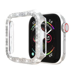Double Row Diamonds PC Protective Case, For Apple Watch Series 6 / 5 / 4 / SE 2025 / 2023 / 2022 40mm, For Apple Watch Series 3 & 2 & 1 42mm