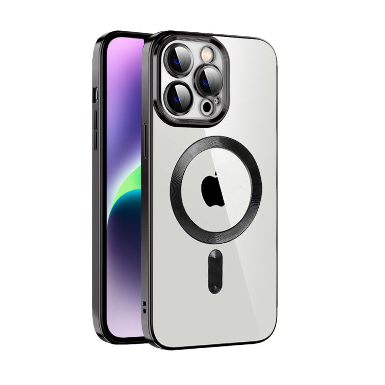 CD Texture Plating TPU MagSafe Phone Case with Lens Film, For iPhone 14, For iPhone 14 Plus, For iPhone 14 Pro, For iPhone 14 Pro Max, For iPhone 13, For iPhone 13 Pro