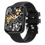 HT15 Smartwatch com Pulseira de Silicone de 1,85 polegadas Resistente à Água IP67, Suporta Chamadas Bluetooth / Monitorização do Sono