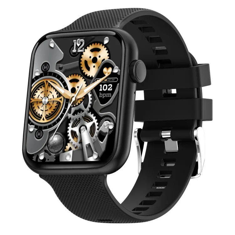 HT15 Smartwatch com Pulseira de Silicone de 1,85 polegadas Resistente à Água IP67, Suporta Chamadas Bluetooth / Monitorização do Sono
