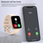 HT15 Smartwatch com Pulseira de Silicone de 1,85 polegadas Resistente à Água IP67, Suporta Chamadas Bluetooth / Monitorização do Sono