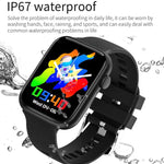 HT15 Smartwatch com Pulseira de Silicone de 1,85 polegadas Resistente à Água IP67, Suporta Chamadas Bluetooth / Monitorização do Sono