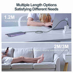 JOYROOM S-UL012A10 Série Extraordinária Cabo de Dados de Carregamento Rápido USB-A para 8 Pinos 2,4A, 20W 8 Pinos, 1,2m