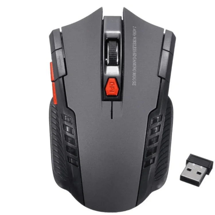 6-keys 2.4G 1600DPI Three-speed Adjustable Wireless Office Mouse, A882 Black, A882 Red, A882 Gold, A882 Blue, A882 Silver Grey