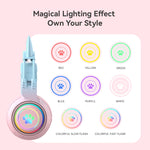 T25 RGB Auscultadores Bluetooth Sem Fios Estéreo com Orelhas de Gato e Microfone Destacável