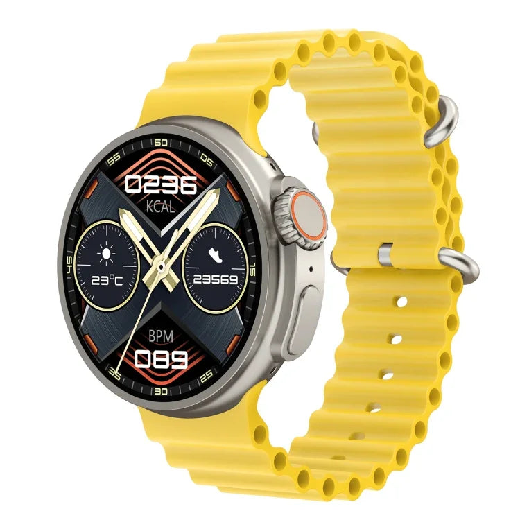 K9 Ultra Pro Smartwatch com pulseira de silicone de 1,39 polegadas IP67 à prova de água Suporta chamada Bluetooth / NFC