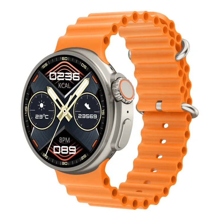K9 Ultra Pro Smartwatch com pulseira de silicone de 1,39 polegadas IP67 à prova de água Suporta chamada Bluetooth / NFC