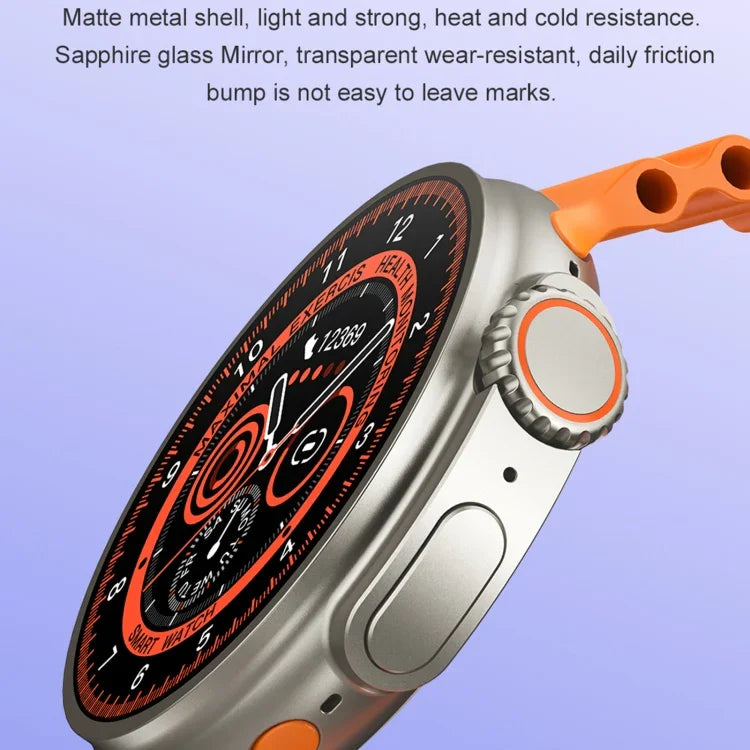 K9 Ultra Pro Smartwatch com pulseira de silicone de 1,39 polegadas IP67 à prova de água Suporta chamada Bluetooth / NFC