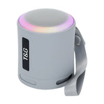 Coluna Bluetooth Sem Fios com Subwoofer T&G TG373 para Exterior, Luz LED RGB Multicolorida Portátil