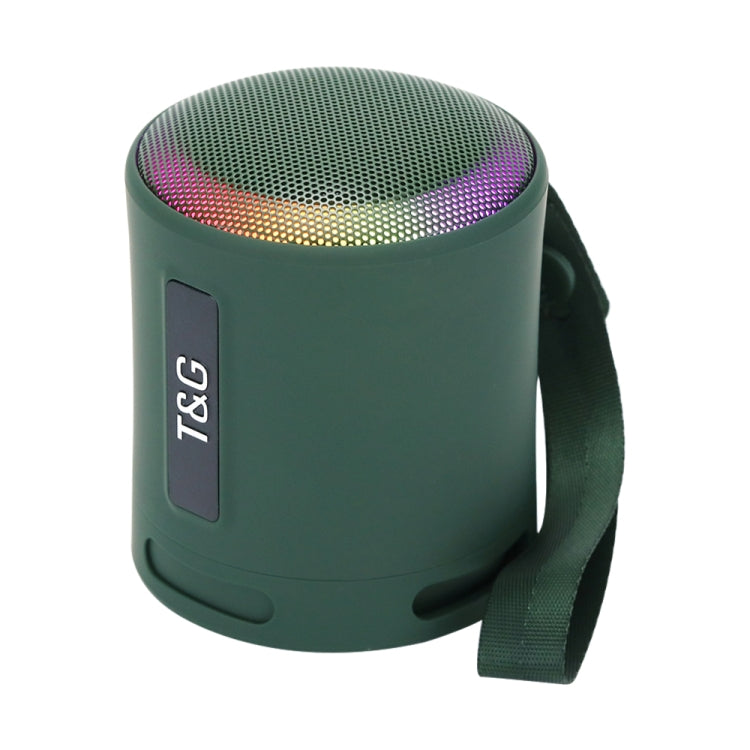 Coluna Bluetooth Sem Fios com Subwoofer T&G TG373 para Exterior, Luz LED RGB Multicolorida Portátil