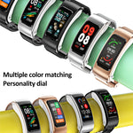 K60 Smartwatch destacável com auricular e pulseira de couro de 1,08 polegadas à prova de água Suporta chamada Bluetooth, Pulseira de couro (Preto Prateado), Pulseira de couro (Castanho), Pulseira de couro (Preto), Pulseira de couro (Castanho Prateado)