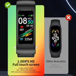 K60 Smartwatch destacável com auricular e pulseira de couro de 1,08 polegadas à prova de água Suporta chamada Bluetooth, Pulseira de couro (Preto Prateado), Pulseira de couro (Castanho), Pulseira de couro (Preto), Pulseira de couro (Castanho Prateado)