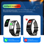 K60 Smartwatch destacável com auricular e pulseira de couro de 1,08 polegadas à prova de água Suporta chamada Bluetooth, Pulseira de couro (Preto Prateado), Pulseira de couro (Castanho), Pulseira de couro (Preto), Pulseira de couro (Castanho Prateado)
