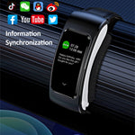 K60 Smartwatch destacável com auricular e pulseira de couro de 1,08 polegadas à prova de água Suporta chamada Bluetooth, Pulseira de couro (Preto Prateado), Pulseira de couro (Castanho), Pulseira de couro (Preto), Pulseira de couro (Castanho Prateado)