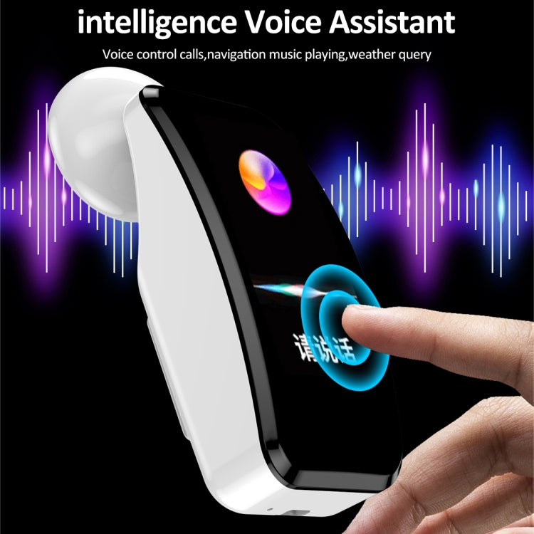 K60 Smartwatch destacável com auricular e pulseira de couro de 1,08 polegadas à prova de água Suporta chamada Bluetooth, Pulseira de couro (Preto Prateado), Pulseira de couro (Castanho), Pulseira de couro (Preto), Pulseira de couro (Castanho Prateado)