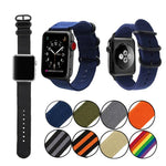 Pulseira de Relógio em Lona com Fivela Preta, Para Apple Watch Series 8&7 41mm, Para Apple Watch Series 8&7 45mm