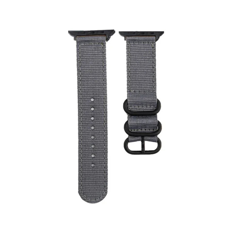 Pulseira de Relógio em Lona com Fivela Preta, Para Apple Watch Series 8&7 41mm, Para Apple Watch Series 8&7 45mm