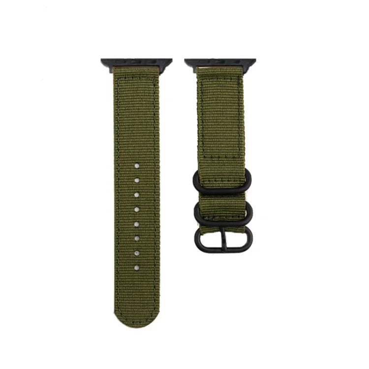 Pulseira de Relógio em Lona com Fivela Preta, Para Apple Watch Series 8&7 41mm, Para Apple Watch Series 8&7 45mm