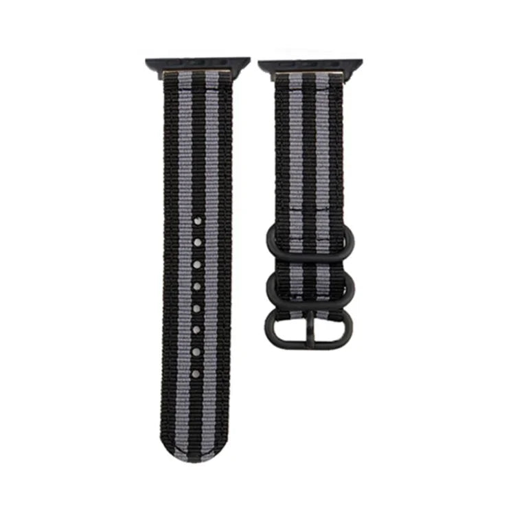Pulseira de Relógio em Lona com Fivela Preta, Para Apple Watch Series 8&7 41mm, Para Apple Watch Series 8&7 45mm