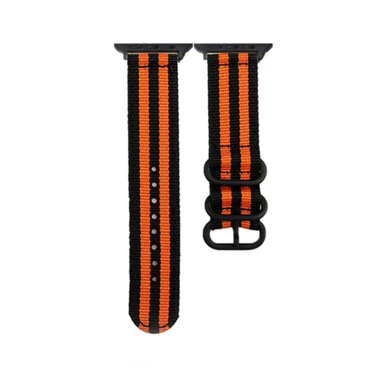 Pulseira de Relógio em Lona com Fivela Preta, Para Apple Watch Series 8&7 41mm, Para Apple Watch Series 8&7 45mm