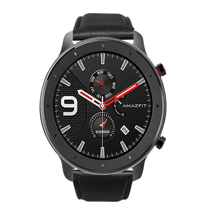 Correia de Relógio em Pele Genuína com Cera de Óleo, Para Amazfit GTR 47mm / Pace / Stratos, Para Amazfit 2 Stratos, Para Ticwatch Pro / E2 / S2, Para Pebble Gen 1, Para Pebble Time