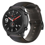 Correia de Relógio em Pele Genuína com Cera de Óleo, Para Amazfit GTR 47mm / Pace / Stratos, Para Amazfit 2 Stratos, Para Ticwatch Pro / E2 / S2, Para Pebble Gen 1, Para Pebble Time