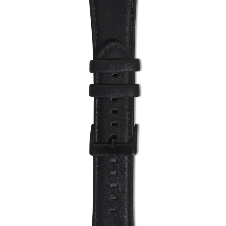 Correia de Relógio em Pele Genuína com Cera de Óleo, Para Amazfit GTR 47mm / Pace / Stratos, Para Amazfit 2 Stratos, Para Ticwatch Pro / E2 / S2, Para Pebble Gen 1, Para Pebble Time