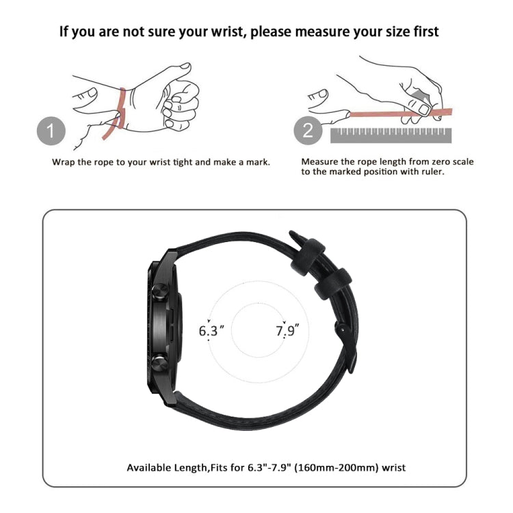 Correia de Relógio em Pele Genuína com Cera de Óleo, Para Amazfit GTR 47mm / Pace / Stratos, Para Amazfit 2 Stratos, Para Ticwatch Pro / E2 / S2, Para Pebble Gen 1, Para Pebble Time