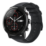 Correia de Relógio em Pele Genuína com Cera de Óleo, Para Amazfit GTR 47mm / Pace / Stratos, Para Amazfit 2 Stratos, Para Ticwatch Pro / E2 / S2, Para Pebble Gen 1, Para Pebble Time
