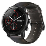 Correia de Relógio em Pele Genuína com Cera de Óleo, Para Amazfit GTR 47mm / Pace / Stratos, Para Amazfit 2 Stratos, Para Ticwatch Pro / E2 / S2, Para Pebble Gen 1, Para Pebble Time