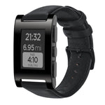 Correia de Relógio em Pele Genuína com Cera de Óleo, Para Amazfit GTR 47mm / Pace / Stratos, Para Amazfit 2 Stratos, Para Ticwatch Pro / E2 / S2, Para Pebble Gen 1, Para Pebble Time