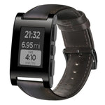 Correia de Relógio em Pele Genuína com Cera de Óleo, Para Amazfit GTR 47mm / Pace / Stratos, Para Amazfit 2 Stratos, Para Ticwatch Pro / E2 / S2, Para Pebble Gen 1, Para Pebble Time