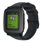 Correia de Relógio em Pele Genuína com Cera de Óleo, Para Amazfit GTR 47mm / Pace / Stratos, Para Amazfit 2 Stratos, Para Ticwatch Pro / E2 / S2, Para Pebble Gen 1, Para Pebble Time