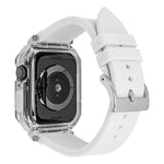 Pulseira de Relógio com Caixa de Policarbonato Transparente Cristal, Para Apple Watch Series 8&7 45mm