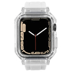 Pulseira de Relógio com Caixa de Policarbonato Transparente Cristal, Para Apple Watch Series 8&7 45mm
