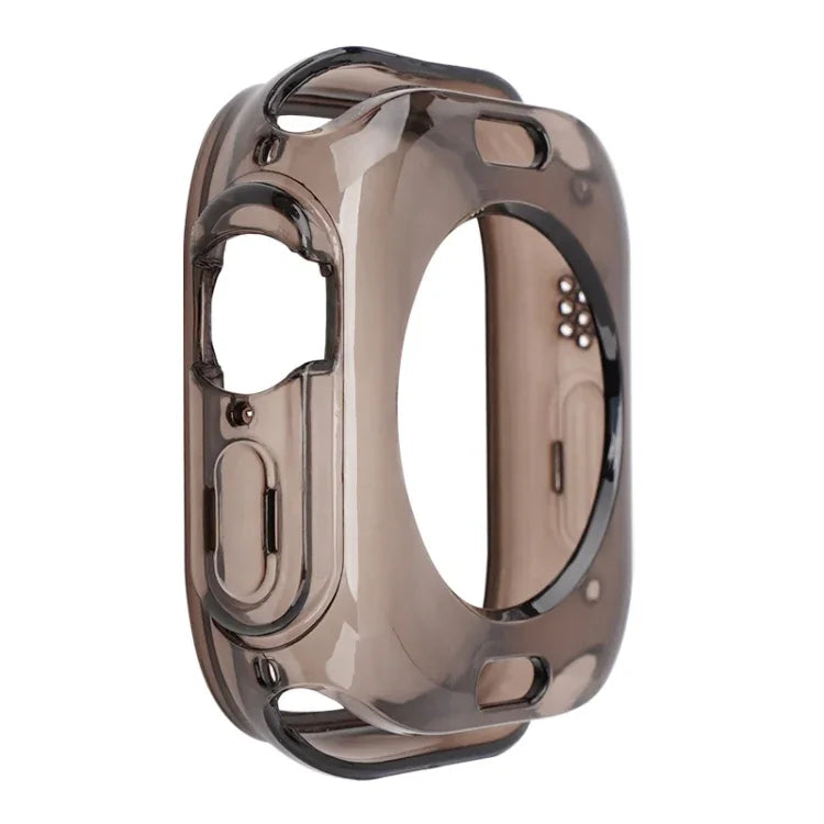 Pulseira de Relógio com Caixa TPU Transparente Geleia Glaciar, Para Apple Watch Ultra 3 / 2 / 1 49mm