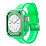 Pulseira de Relógio com Caixa TPU Transparente Geleia Glaciar, Para Apple Watch Ultra 3 / 2 / 1 49mm