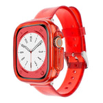 Pulseira de Relógio com Caixa TPU Transparente Geleia Glaciar, Para Apple Watch Ultra 3 / 2 / 1 49mm