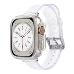 Pulseira de Relógio com Caixa TPU Transparente Geleia Glaciar, Para Apple Watch Ultra 3 / 2 / 1 49mm