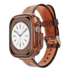 Pulseira de Relógio com Caixa TPU Transparente Geleia Glaciar, Para Apple Watch Ultra 3 / 2 / 1 49mm