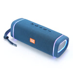Coluna Bluetooth Sem Fios com Subwoofer T&G TG375 para Exterior, Luz LED RGB Portátil, TG375
