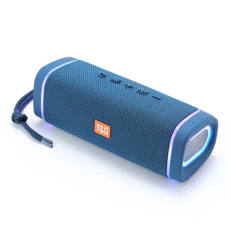 Coluna Bluetooth Sem Fios com Subwoofer T&G TG375 para Exterior, Luz LED RGB Portátil, TG375
