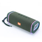Coluna Bluetooth Sem Fios com Subwoofer T&G TG375 para Exterior, Luz LED RGB Portátil, TG375