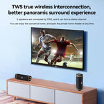 Coluna Bluetooth Sem Fios com Subwoofer T&G TG375 para Exterior, Luz LED RGB Portátil, TG375