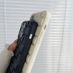 3D Cube Weave Texture Skin Feel Phone Case, For iPhone 14 Plus, For iPhone 13 Pro Max, For iPhone 13 Pro