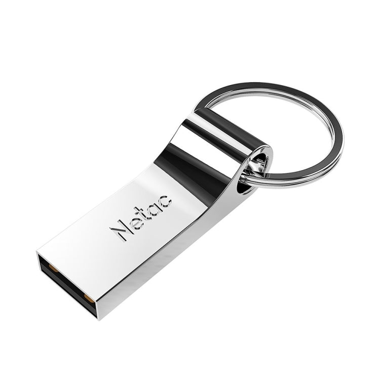 Pen USB Netac U275 64GB USB 2.0 com Encriptação Segura e Corpo em Liga de Alumínio, 64GB