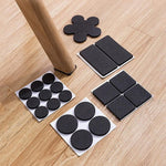 Conjunto de 95 em 1 Almofadas de Pernas de Móveis EVA Auto-adesivas Antiderrapantes, 93PCS/Conjunto