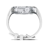 Pulseira de Relógio com Caixa de Armadura Transparente de Borracha de Flúor, Para Apple Watch Ultra 3 / 2 / 1 49mm