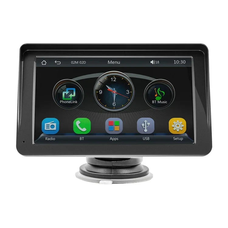 Leitor MP5 Bluetooth para Carro com CarPlay Sem Fios de 7 polegadas B5300, Suporta Interconexão com Telemóvel, B5300